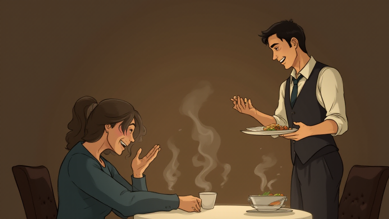 Illustration pour le mot 'servir'
