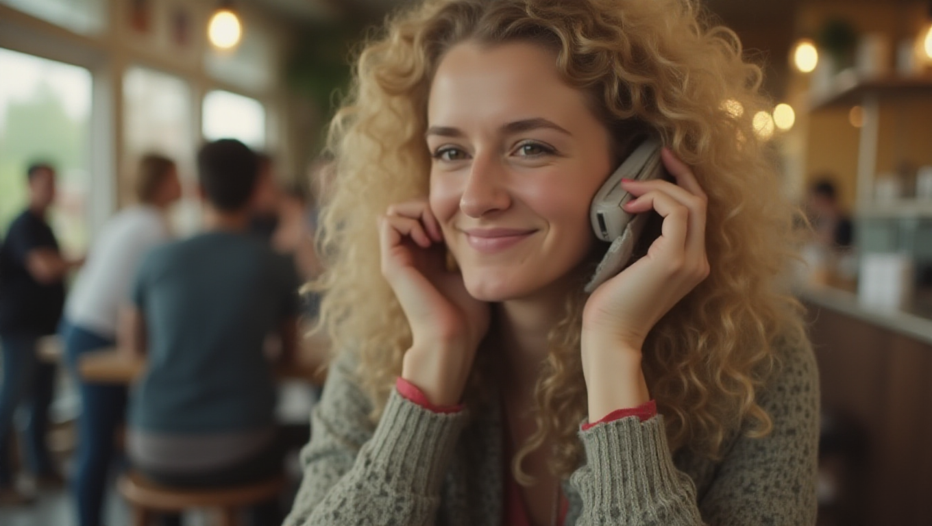 Illustration pour le mot 'téléphoner'