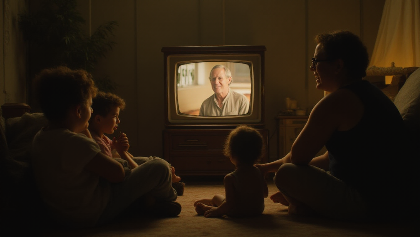 Illustration pour le mot 'téléviseur'