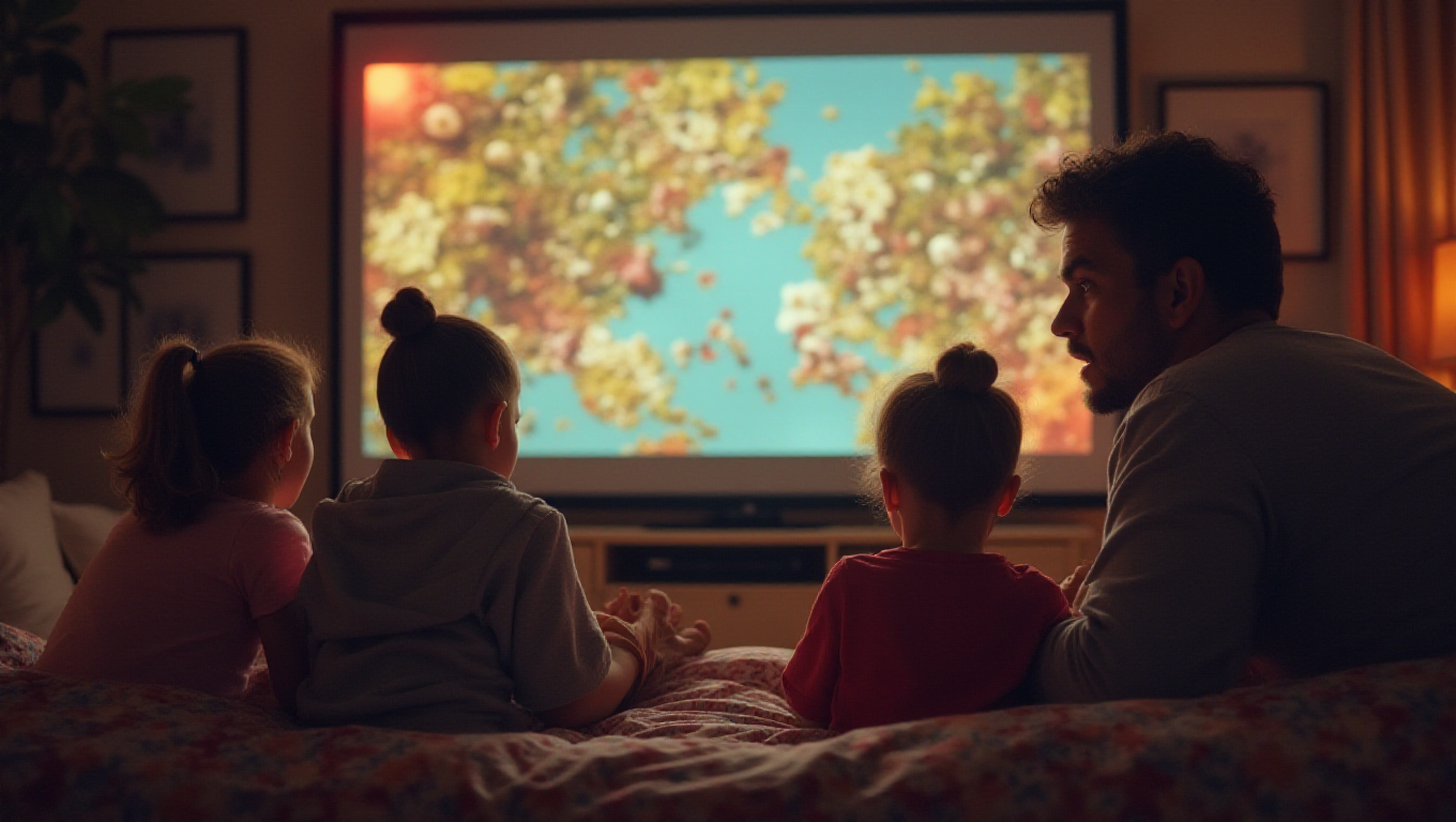 Illustration pour le mot 'télévision'