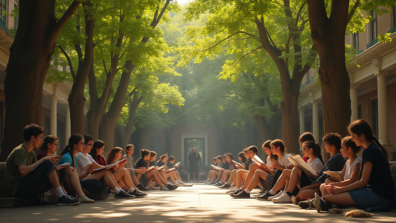 Illustration pour le mot 'université'